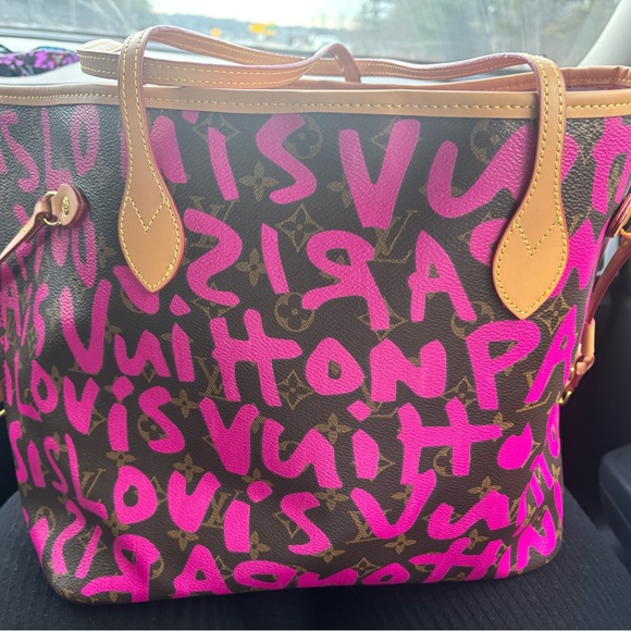 Stylish Pink and Tan Women's Bag - Picture 3 of 3